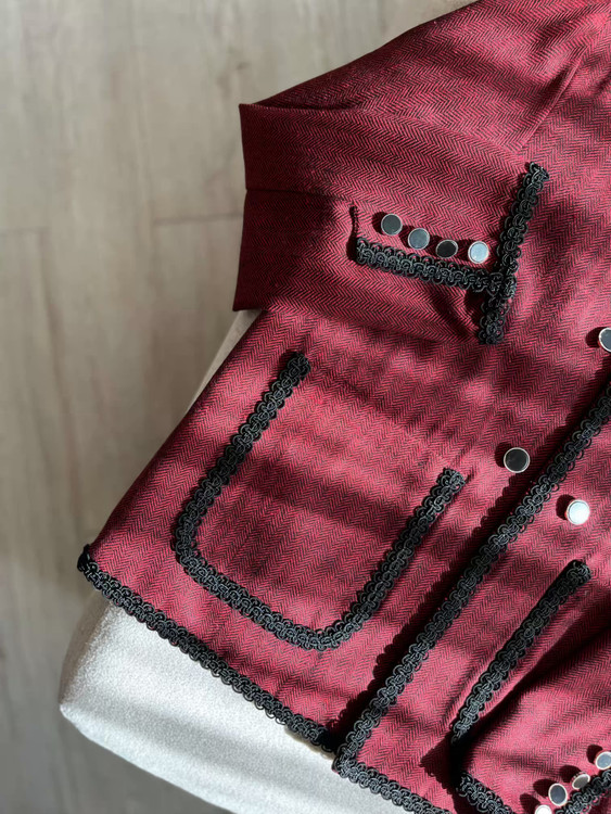 کت کشمیر نمای پشت