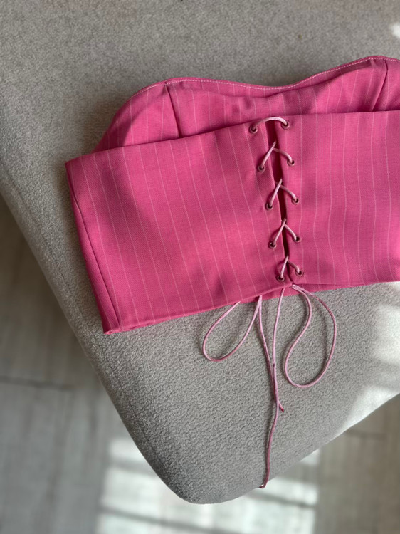 نیم تنه کرپ نمای پشت