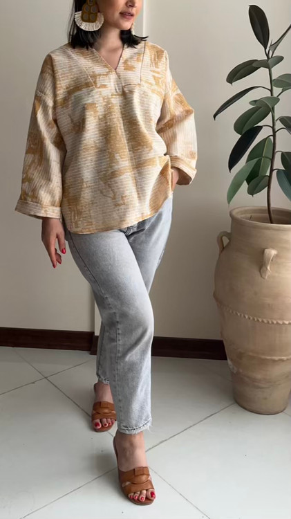 مانتو تابستانه نمای پشت