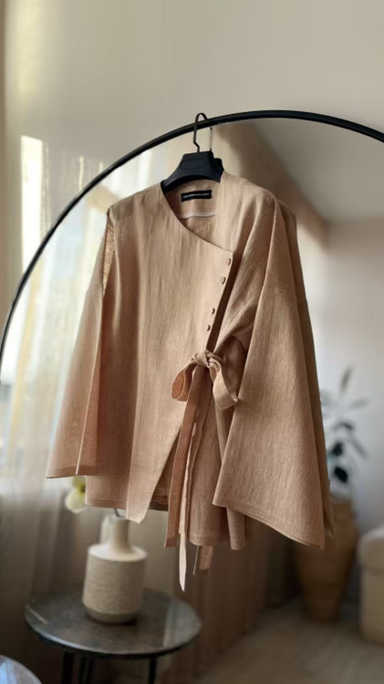 مانتو ژاکارد نمای جلو