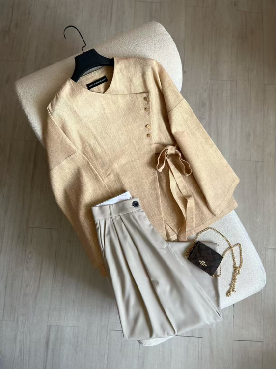 مانتو شومیزی ژاکارد نخ