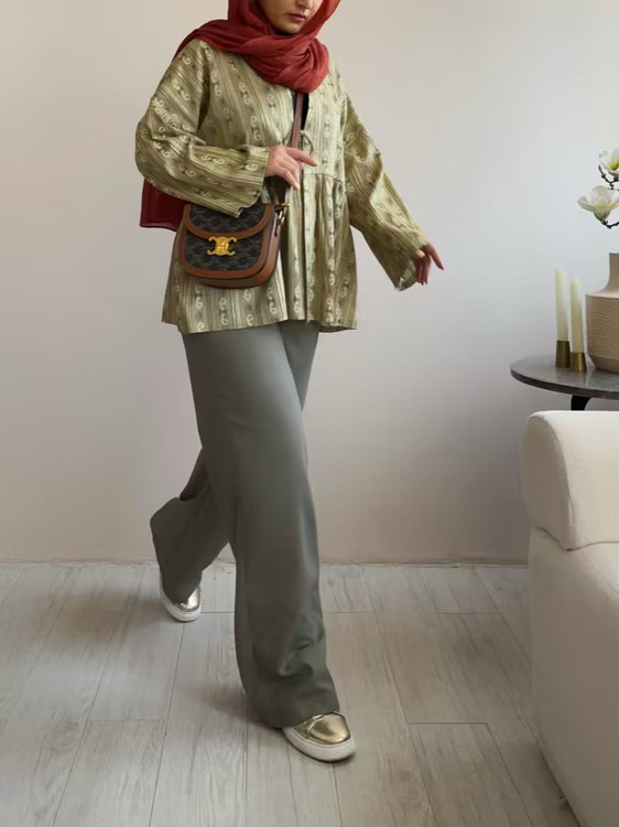 مانتو باتیک نمای پشت