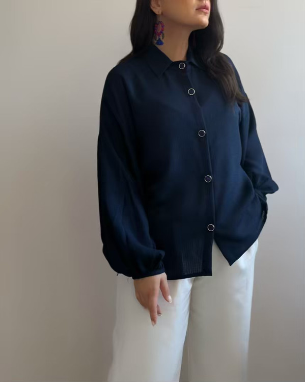 مانتو شومیزی نمای پشت