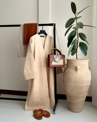 مانتو بلند ژاکارد لمه