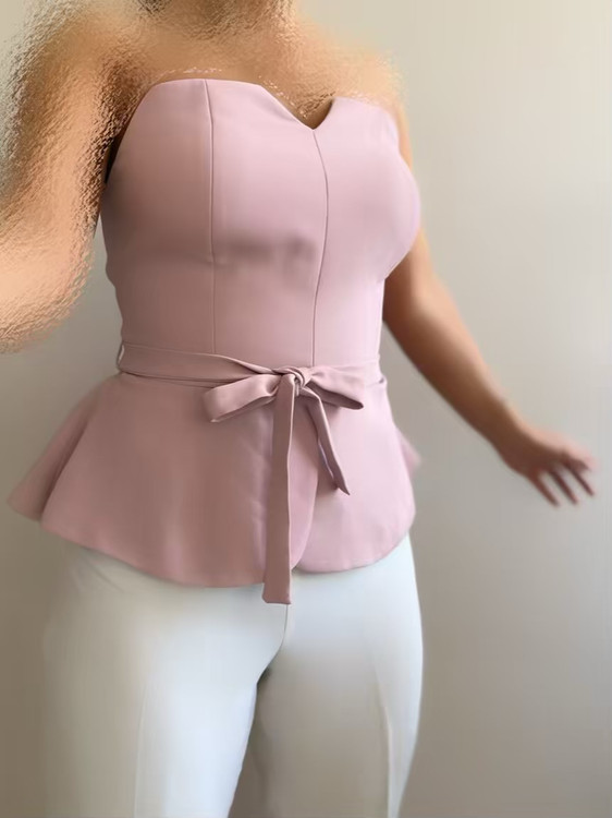 نیمتنه کرپ نمای جلو