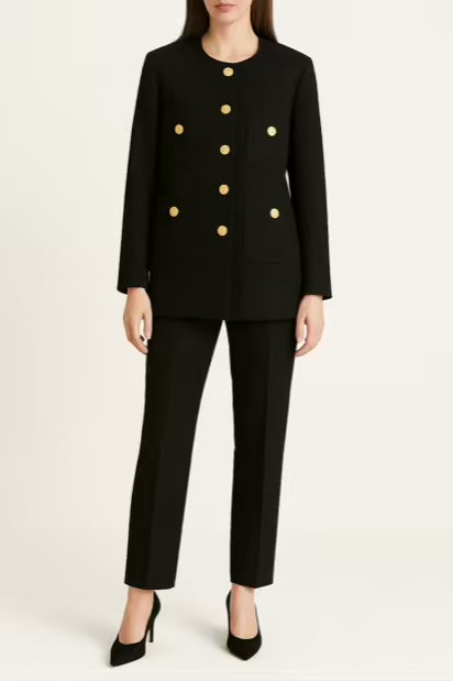 مانتو چهار جیب نمای جلو