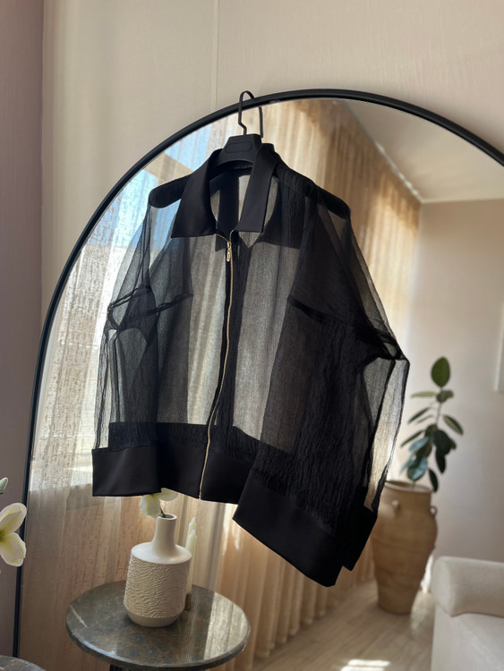 بامبر حریر نمای پشت