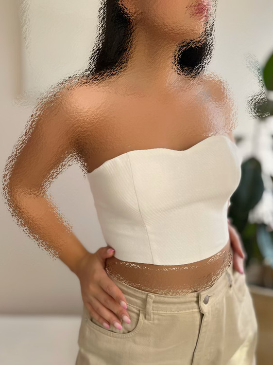 نیم تنه لینن نمای جلو